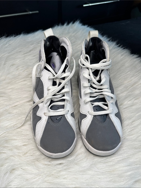 Jordan Other - Jordan Kids Gray and White High-Top Sneakers